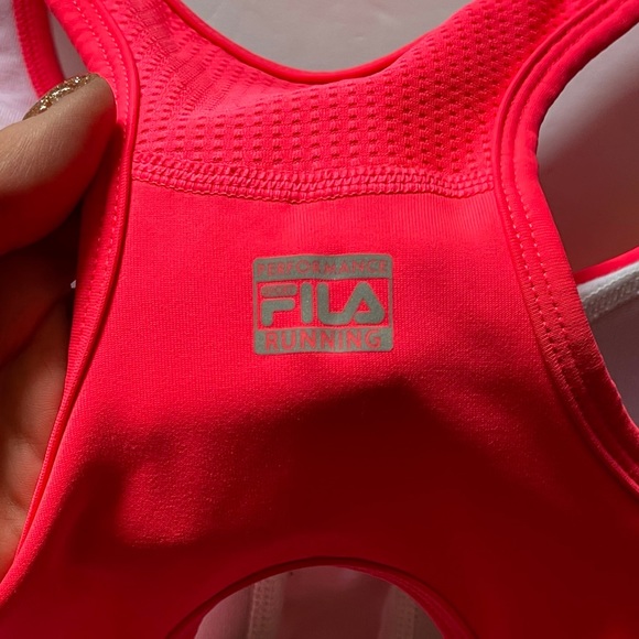 Fila Sport Hot Pink Running Sports Bra - Picture 7 of 10